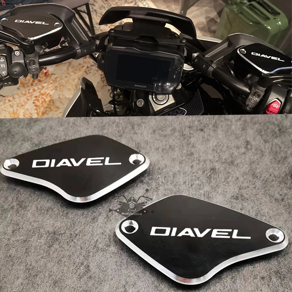 Tampa do Reservatório de Fluido de Freio e Embreagem para DUCATI DIAVEL 11-15 XDiavel S Diavel 1260 CARBON STRADA AMG CNC