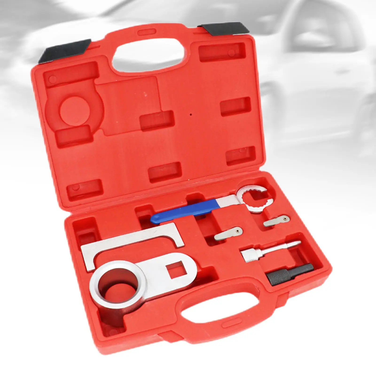 

Engine Timing Tool Camshaft Alignment Tool Kits Puller Car Accessories Easy Installation Professional Crankshaft Locking Tool