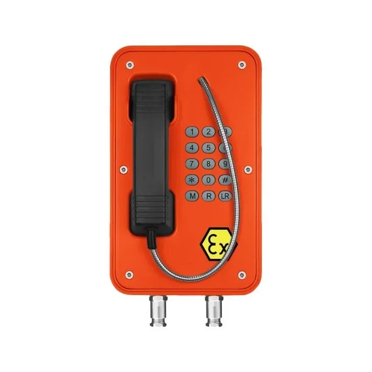 

25Instrinsically safe telephone for harsh environment
