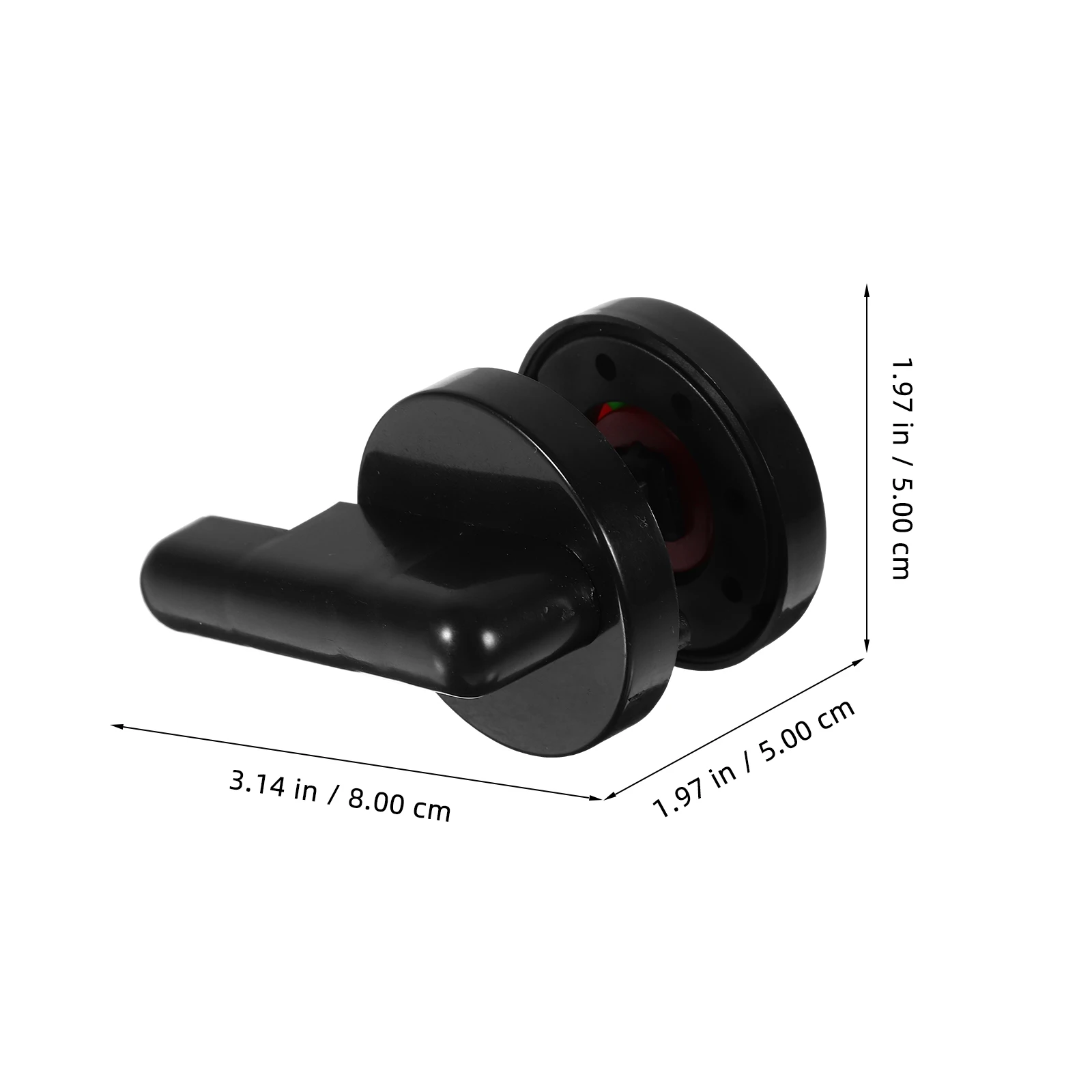 

4pcs Bathroom Plastic Partition Door Lock Indicator Lock Scratchproof Durable Public Toilet Accessory Door Latch For