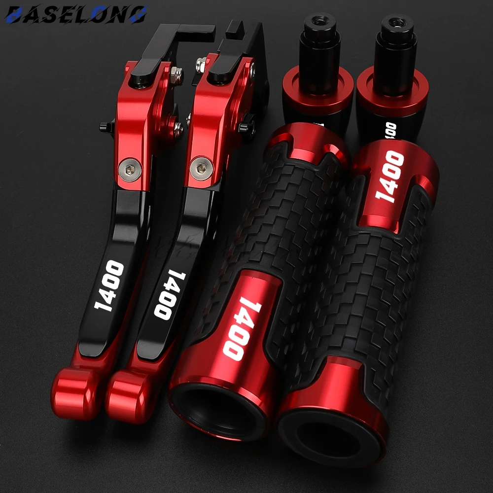 

For Suzuki GSX1400 GSX 1400 2010 2011 2012 2013 2014-2016 Motorcycle Adjustable Clutch Brake Levers Handle Bar End Grips Caps