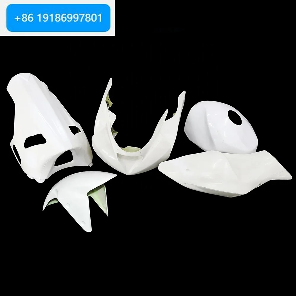 Motorcycle Fiberglass Race Fairing Kit for Zx6r 03-04 Motorcycle Fibergpass Bodywork Parts Accessory RFP 600cc