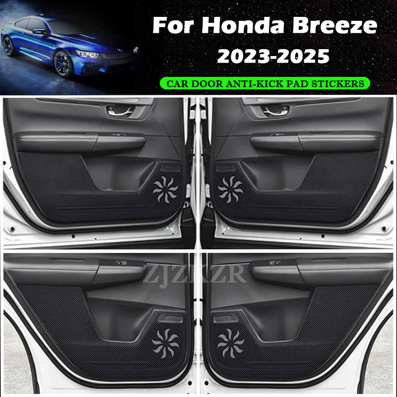 

For Honda Breeze 2023 2024 2025 Car Door Anti-kick Sticker Mat Side Door Glove Box Anti-scratch Protective Stickers Accessories