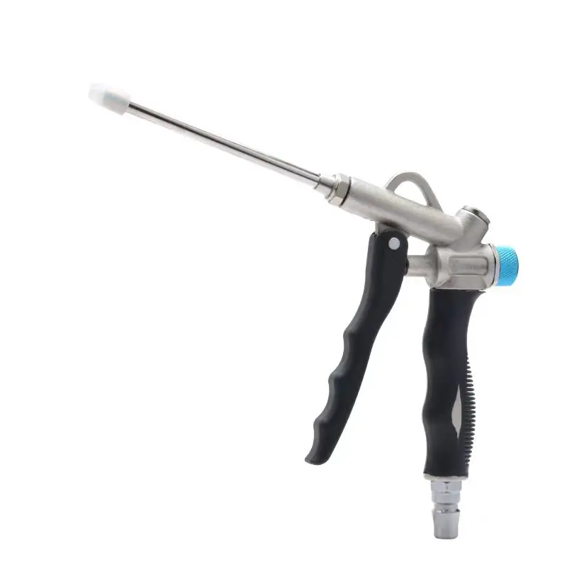 

2‑Way Air Blow Gun Dust Blowing Adjustable Air with Extened Nozzle Compressor Dust Blower Dust Cleaning Tool 1/4in NPT 150 PSI
