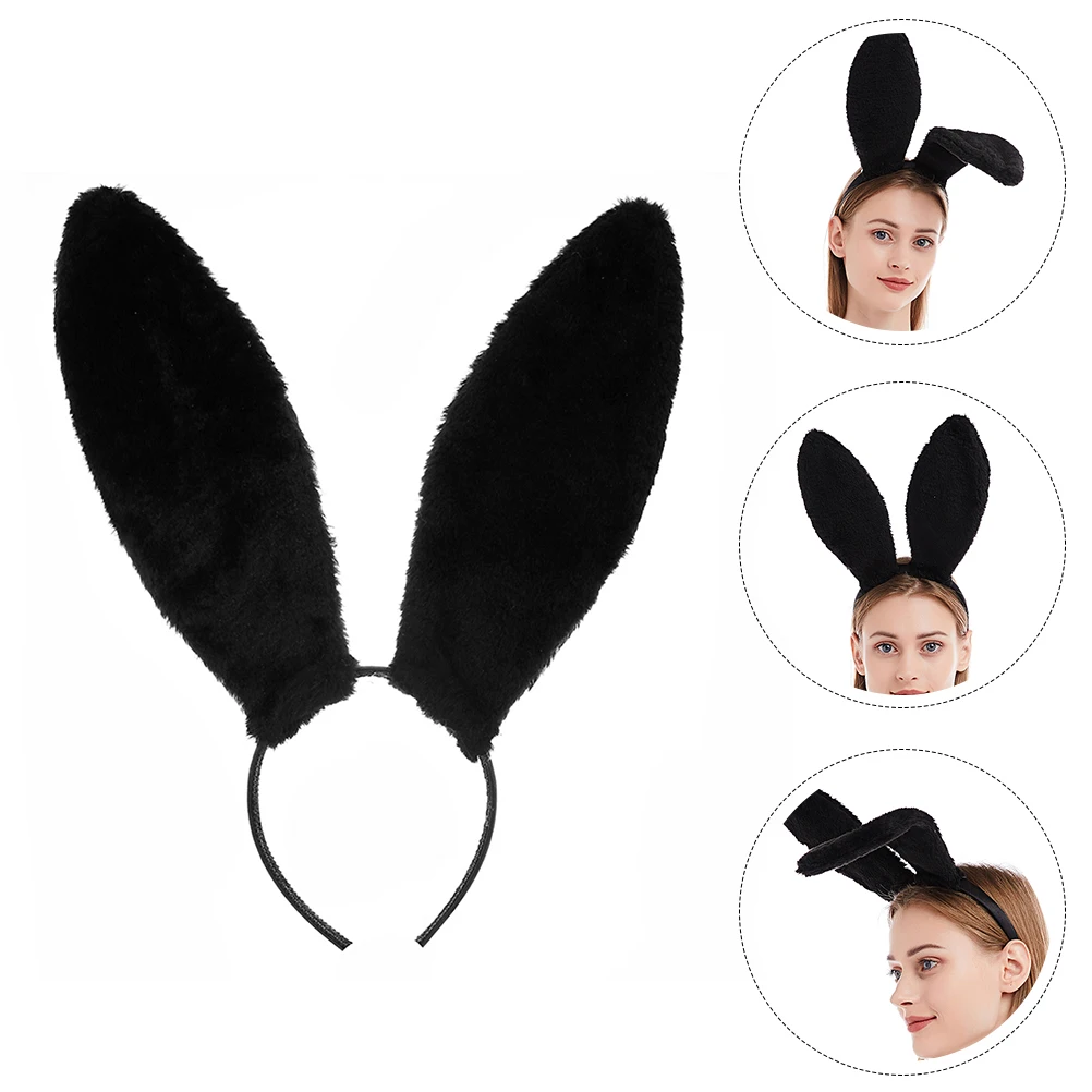 

Bunny Ear Headband Girls Accessories Set Ears Cosplay Hairband Fabric Adult Rabbit Headdress Child for Women Hoops