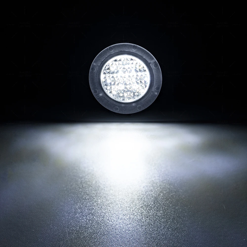 2 Pcs LED 미러 웅덩이 조명 아래 Volvo XC60 2009 2010 2011 2012 2013 2014 2015 2016 2017 미러 램프 아래 썸네일 6
