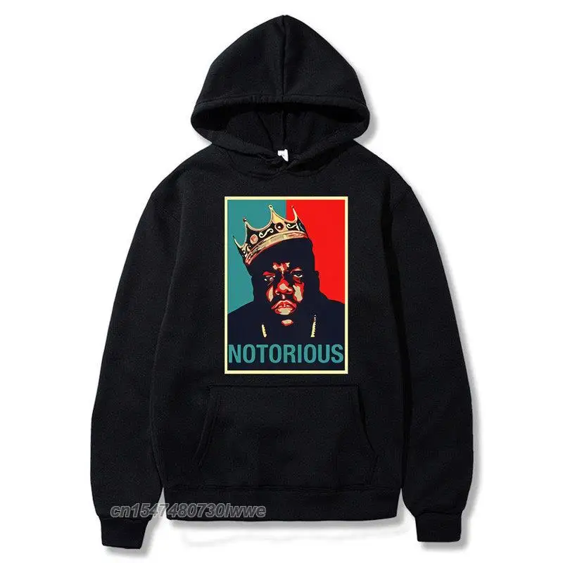 

R.I.P Notorious Big Hoodies Men/Women Black Hoody Sweatshirt Hiphop Rock Biggie Smalls Notorious B.I.G. Hoodie Harajuku Male