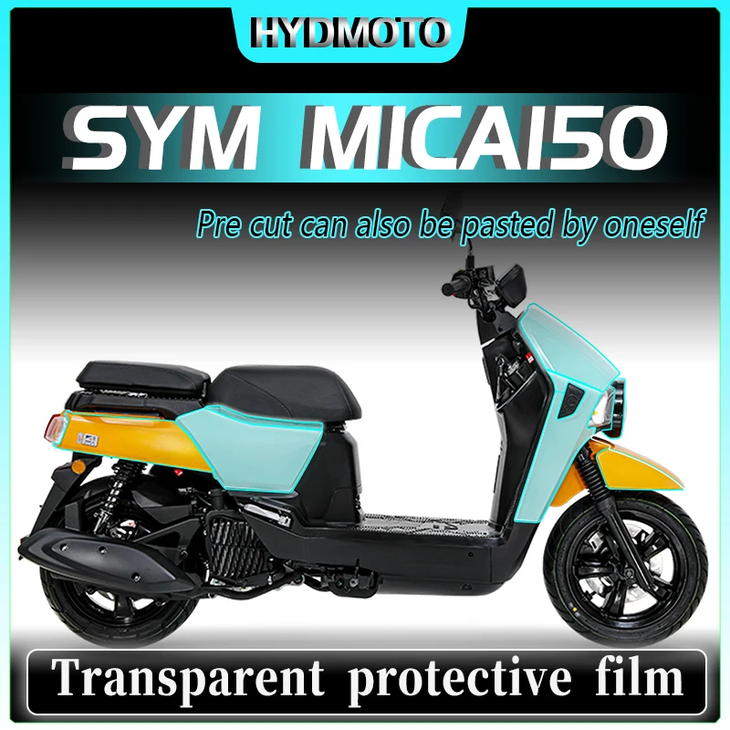 For SYM MICA150 Invisible car suit transparent body protective film sticker film modification accessories