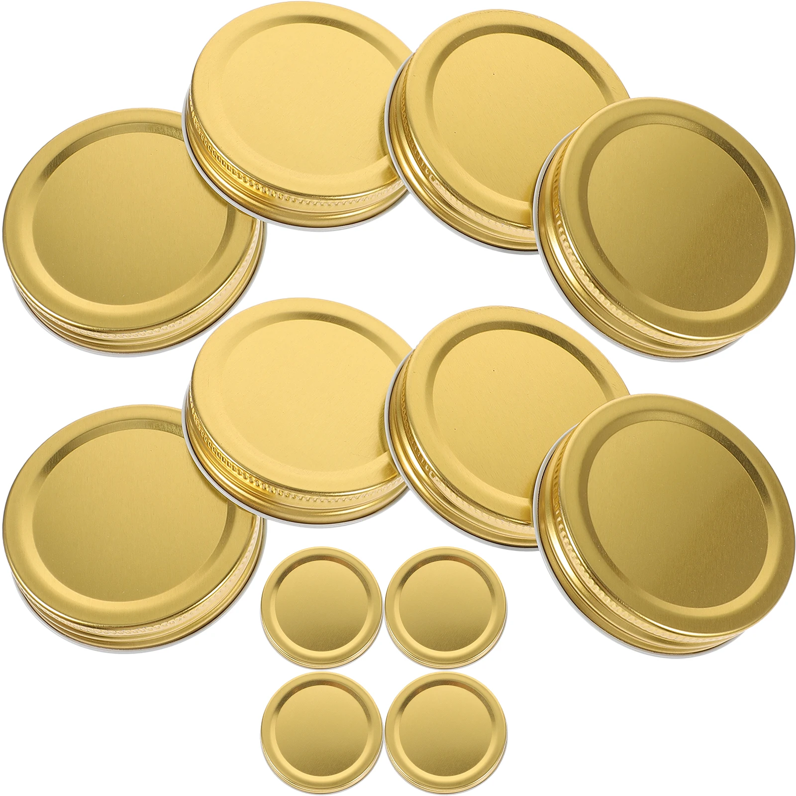 10 szt. Pokrywek do słoików 70mm z regularnym otworem, metalowe pokrywki do konserwowania, szczelne, uniwersalne, do dżemów, galaretek, marynowanych warzyw