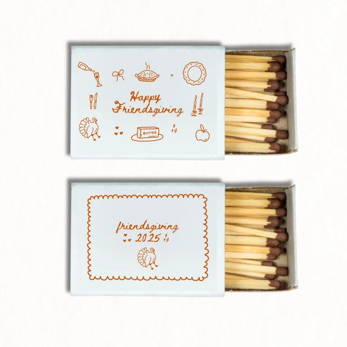 

Thanksgiving Matchbox Template Design Gift for Fall Football Party Favor Personalized Matches for Fall Themed Design Party Favor