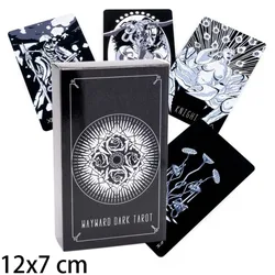 Gry karciane Tarota Wayward Dark 12x7 cm W pełni ilustrowane standardowe karty Tarot w rozmiarze 78 szt.