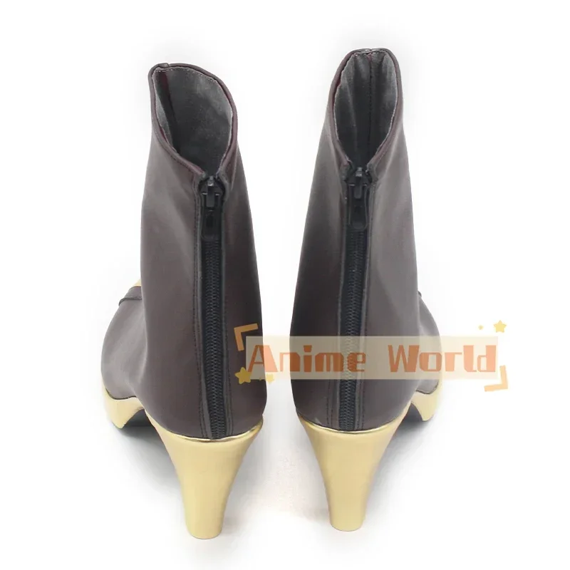 Zapatos de Cosplay de Elysia, juego Honkai Impact 3, accesorios de Cosplay, zapatos de cuero PU, botas de Carnaval de Halloween hechas a medida
