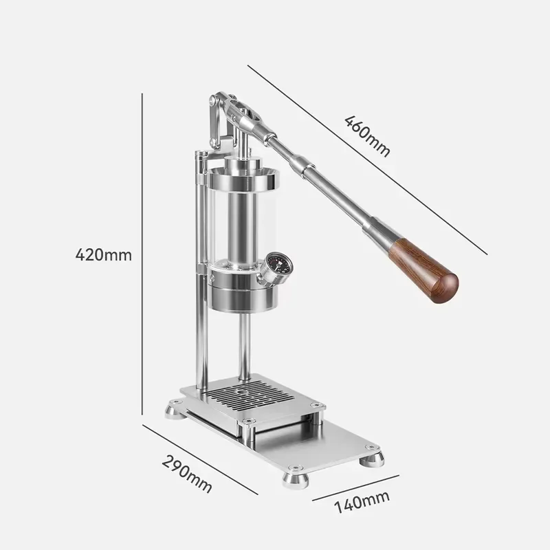 STLF Multifunctional 58mm Detachable Miniature Manual Stainless Steel Espresso Machine Portable Hand Press Coffee Machine