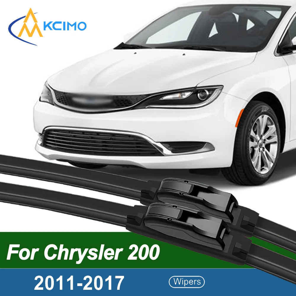

Premium Silent Car Wiper Blades For Chrysler 200 2011-2017 - All-Season Frostproof Heat-Resistant HD Cleaning for Sedan SUV Truc