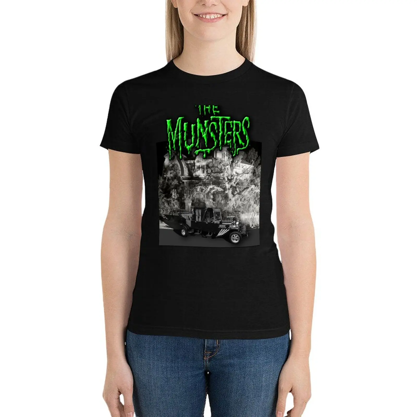 The Munsters T-Shirt shirts graphic tees hippie clothes white t shirts for Women