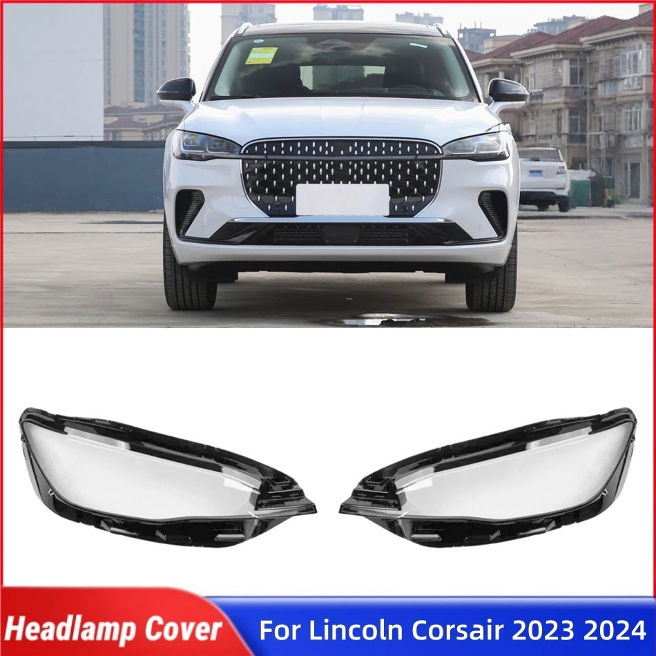 

Для Lincoln Corsair 2023 2024, автомобильные аксессуары, абажур, корпус фары, передняя фара автомобиля, крышка объектива, корпус