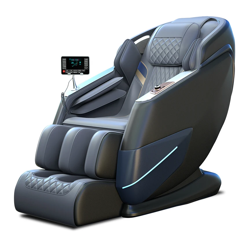Picture 7: Double Sl Track 4D Manipulator Smart Screen Touch zero Gravity Massage Chair With Electric Rod