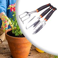 3Pcs Garden Tool Set Easy to Hold Garden Trowel Transplanter Gardening Hand Trowel Garden Tool Shovel for Lawn Planting Digging