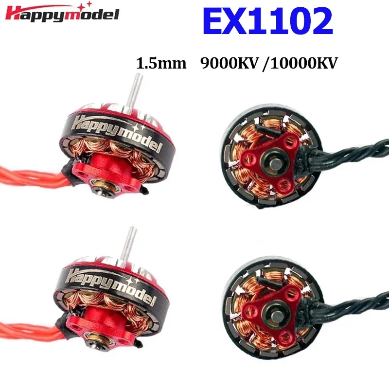 HappyModel EX1102 1102 9000KV 10000KV 2-3S Brushless Motor for Mobula7 HD 75mm 85mm Tinywhoop FPV Model Parts