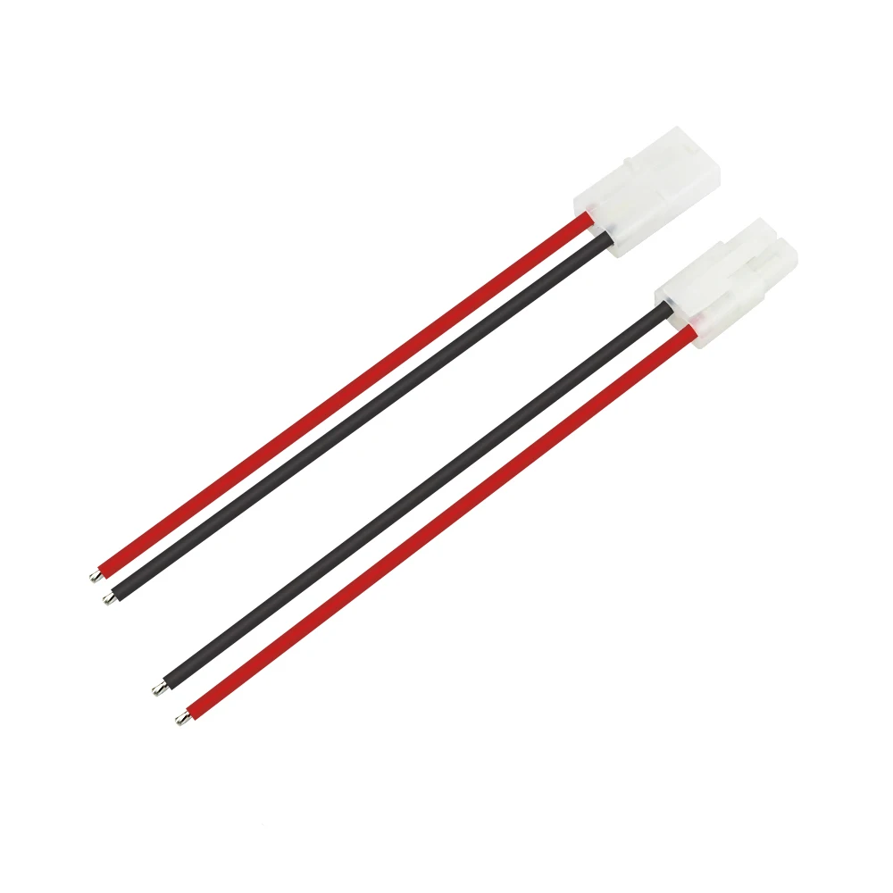 1 Pair Big Tamiya & Mini Tamiya Battery Connector Male & Female Plug Set with 170mm 16AWG Wire Cable Adaptor for RC Plane Car