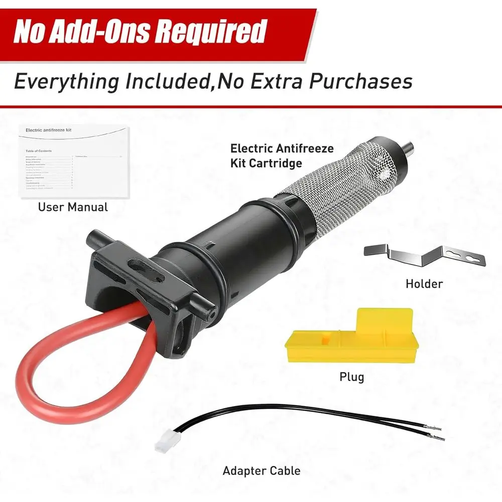 طقم مضاد للتجمد الكهربائي متوافق مع Truma AquaGo، بديل لسخان المياه Truma AquaGo RV طقم مضاد للتجمد الكهربائي-Frost