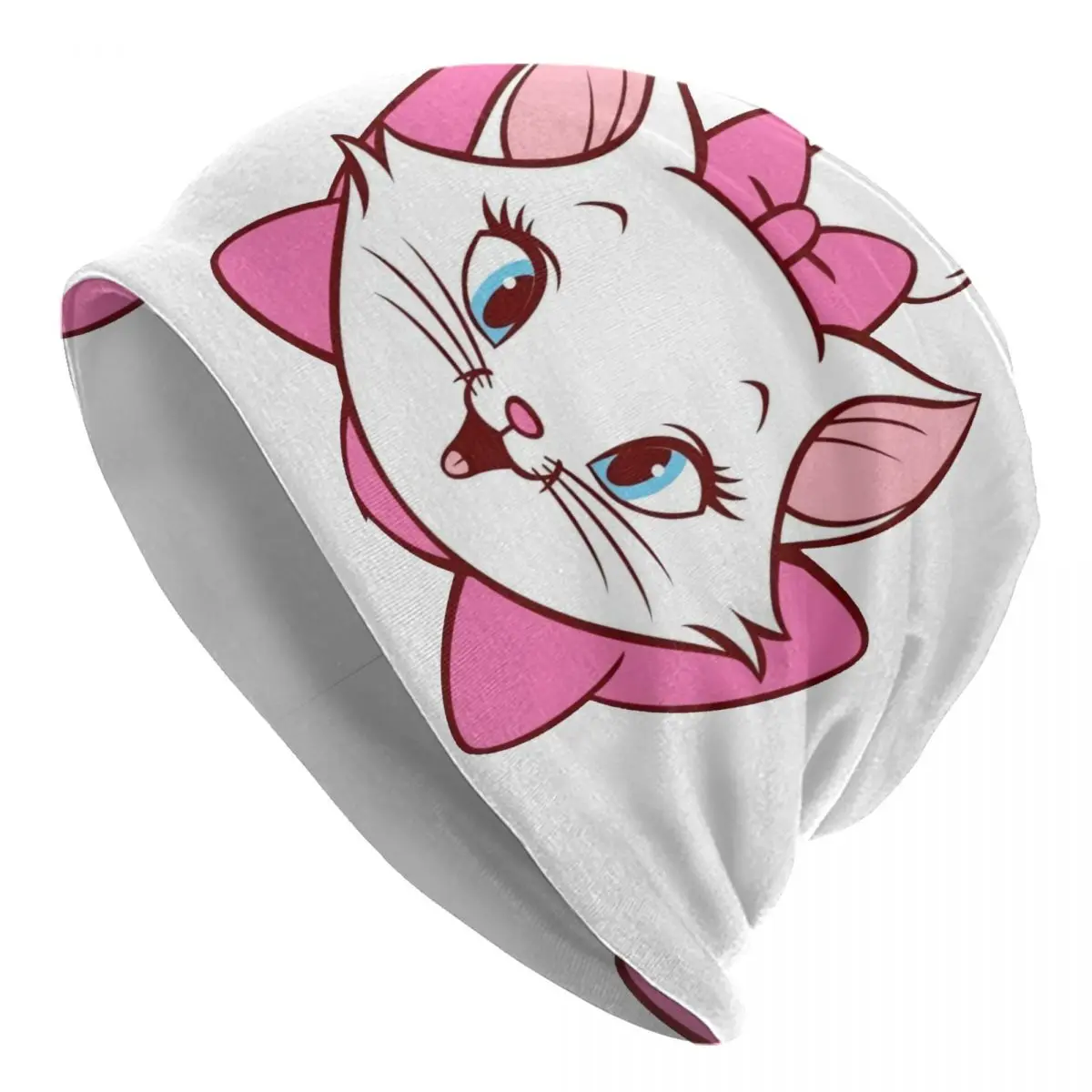 

Aristocats Cartoon Marie Cat Beanie Cap Unisex Winter Warm Bonnet Homme Knit Hats Cool Skullies Beanies Hats For Men Women