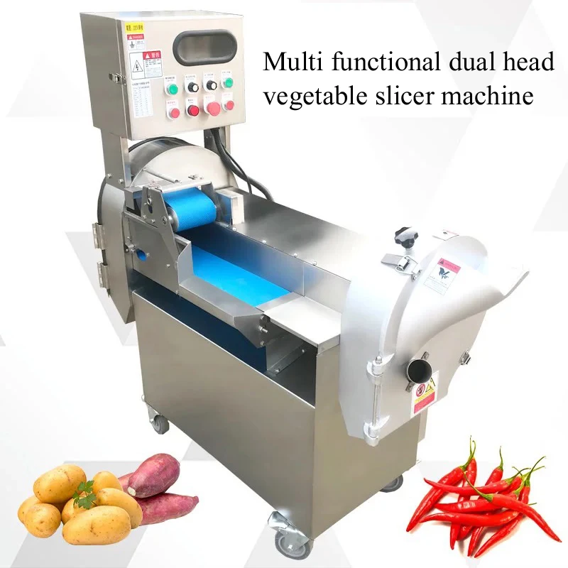 PBOBP Onion/Radish/Melon/Potato Slicing Dicing Cutting Machine Electric Vegetable Fruit Cutter Machine