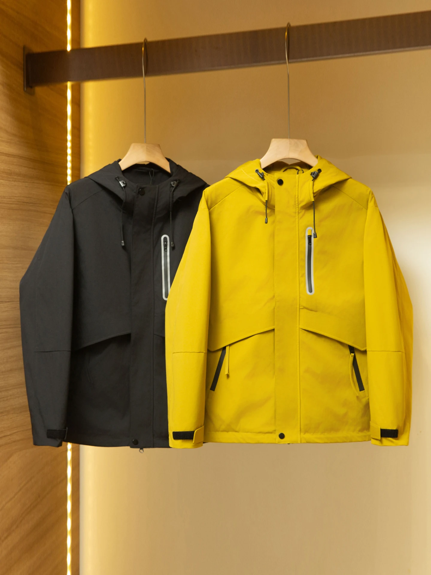 

Мужская повседневная куртка для активного отдыха со съемным капюшоном, ветрозащитная, осенне-зимняя, новая, из полиэстера, тонкая, модная