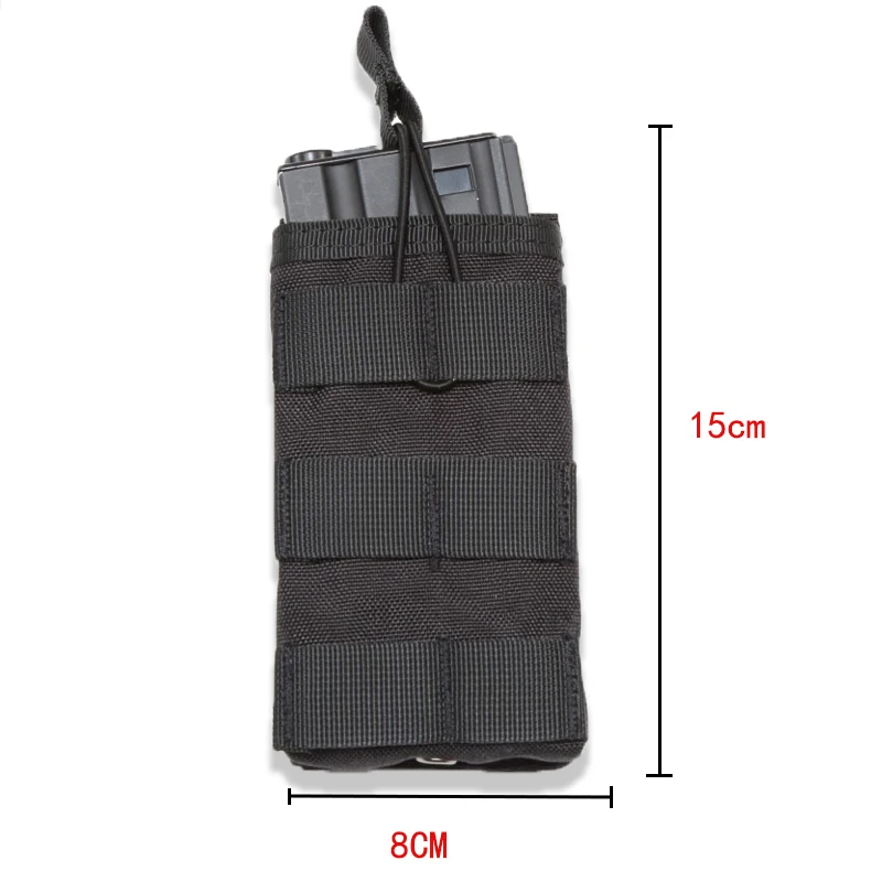 Canotta da esterno Accessori tattici per la caccia Molle Air Gun Color Bullet Magazine Bag Borsa singola/doppia/tre riviste