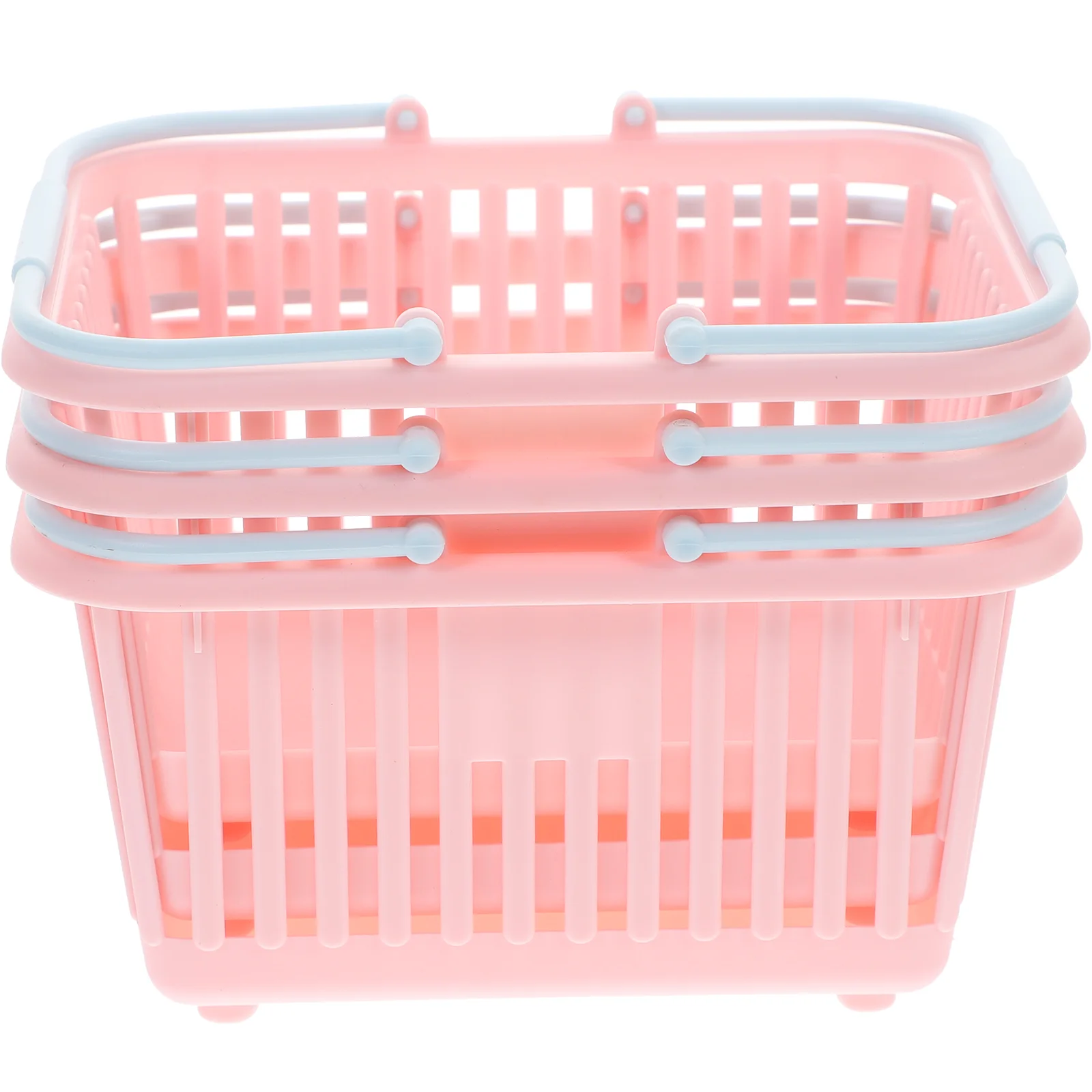 3 Pcs Storage Basket Beach Classroom Baskets Small with Handles Shopping for Retail Store Plastic Tote Kids Toys