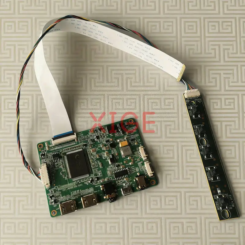 

Комплект платы контроллера драйвера экрана для ноутбуков N156HGA, N156HCA, N156HCE, N156HGE, монитор 1920*1080, 30-контактный EDP, 2 Mini-HDMI