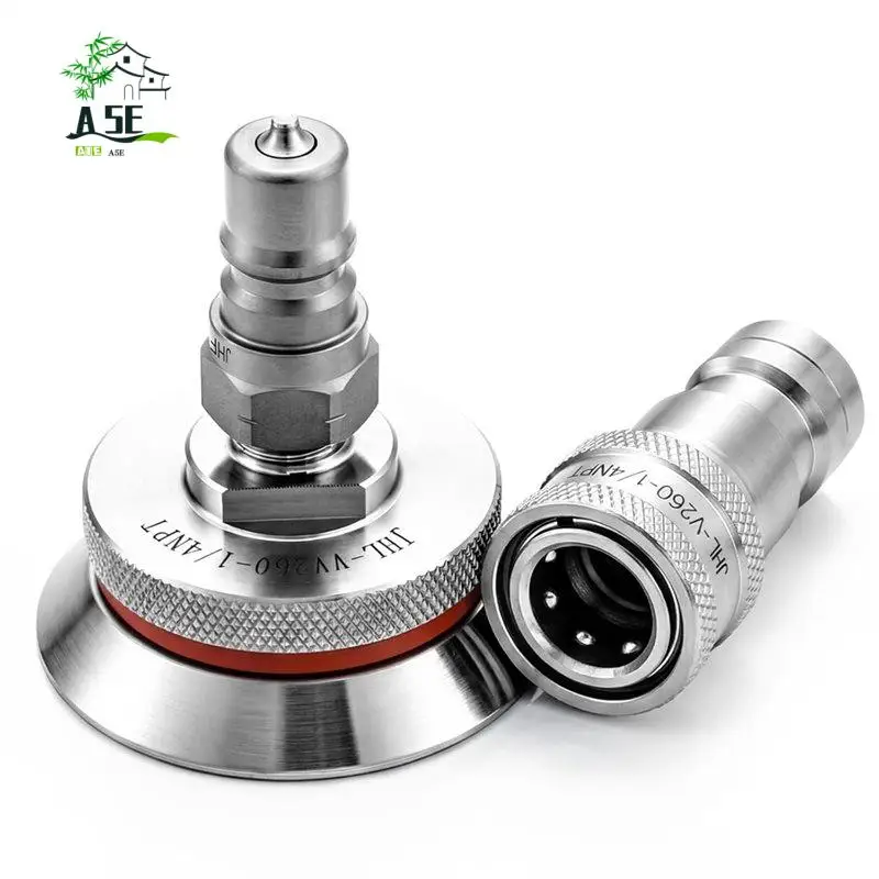 

A05E-Vacuum Bagging Valve With Quick Disconnect Fitting For Vacuum Bagging Composites, High Temperature Disconnect Fitting