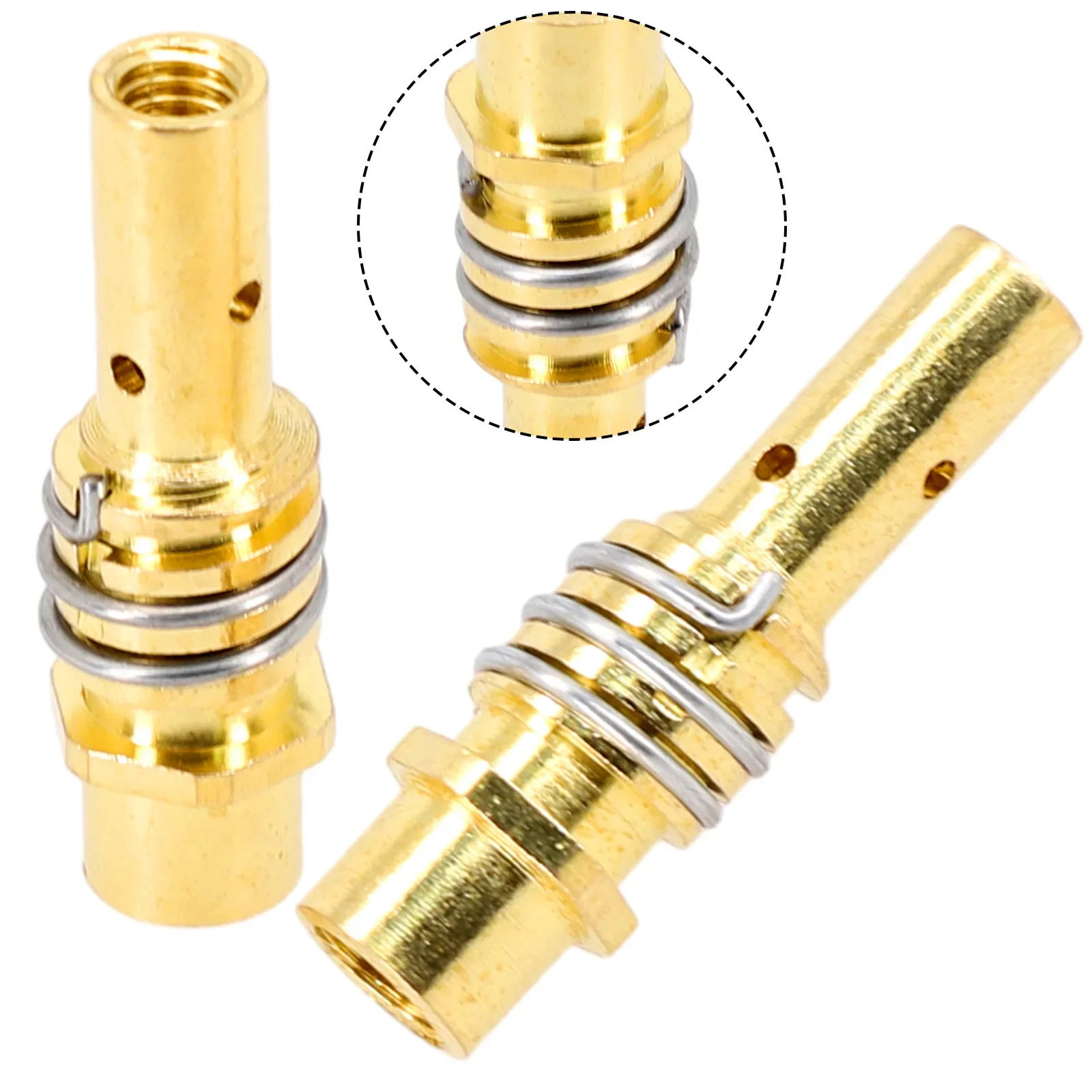 15AK Gas Nozzle Holder With Nozzle Spring For MIG/MAG Welding Torch Contact Tip Welding Accessories For Tig 15AK MIG