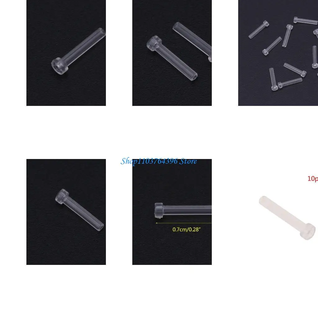 

Earrings Clutch Anti Allergy Back Plugs Secure Secure Earring Comfort Earring Sleeve Tube for Teen Girls