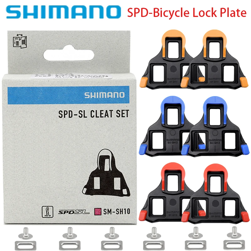 Shimano SM-SH11 SH10 SH12 Bike Pedal Cleat For SPD Road Bicycle Original Box Shoes Cleats Bike Pedal Road Cleats Speed System