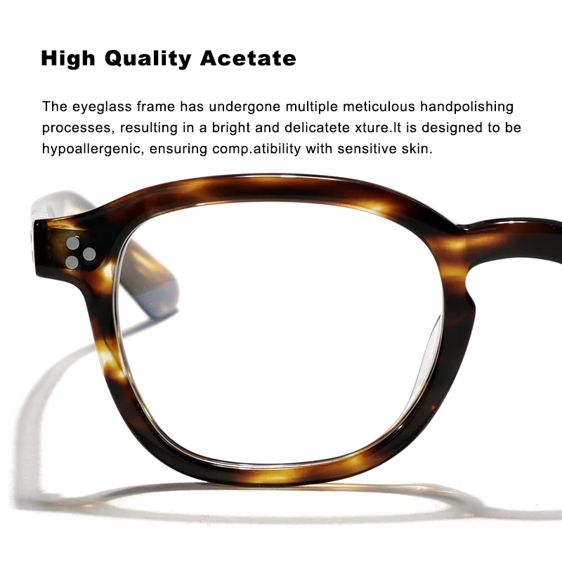 Retro fashion anti-blue light new frame men reading glasses MOMZ Women's presbyopia myopia optical manual glasses