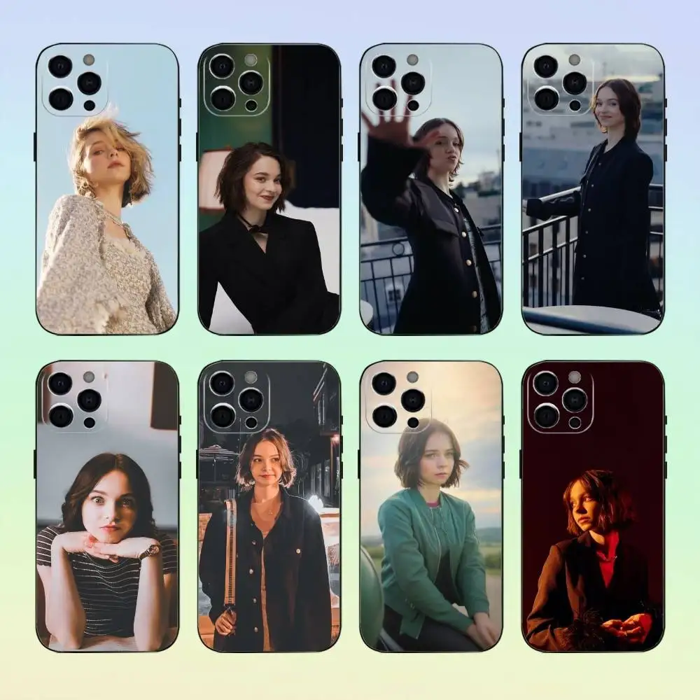 

Emma Actor M-Myers Phone Case Silicone Soft For IPhone 17 16 15 14 13 12 11 Black Soft Silicone case