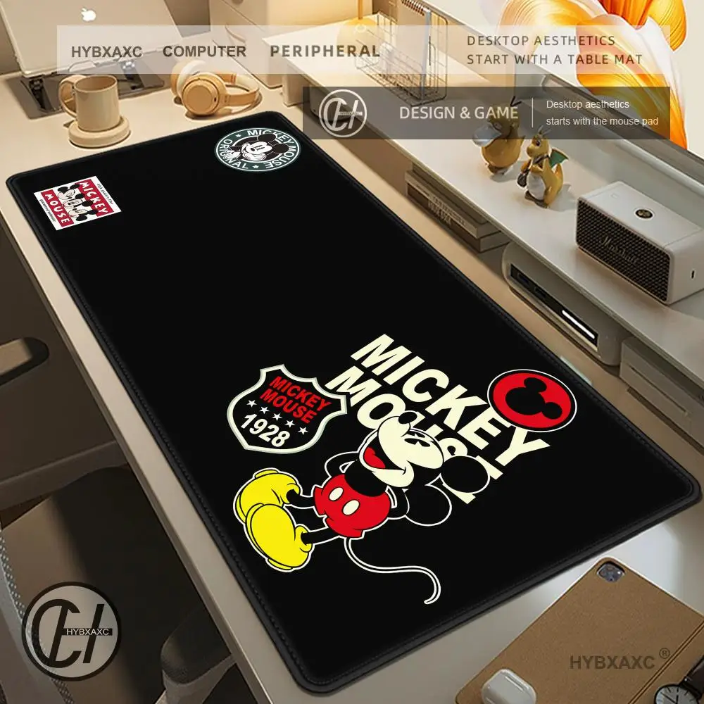 

Authentic Mickey Mouse Mouse Pad official Cute HD Desk Pad Extended Gaming Keyboard Mats Large 100x50cm XXL Gamer Mousepad