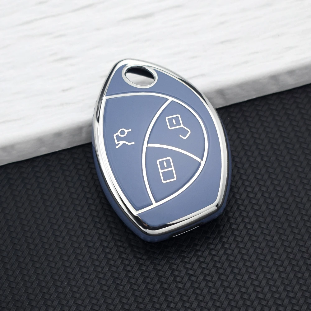 Car Accessories Malaysia - 2/3 Tombol Sarung Kunci Mobil TPU