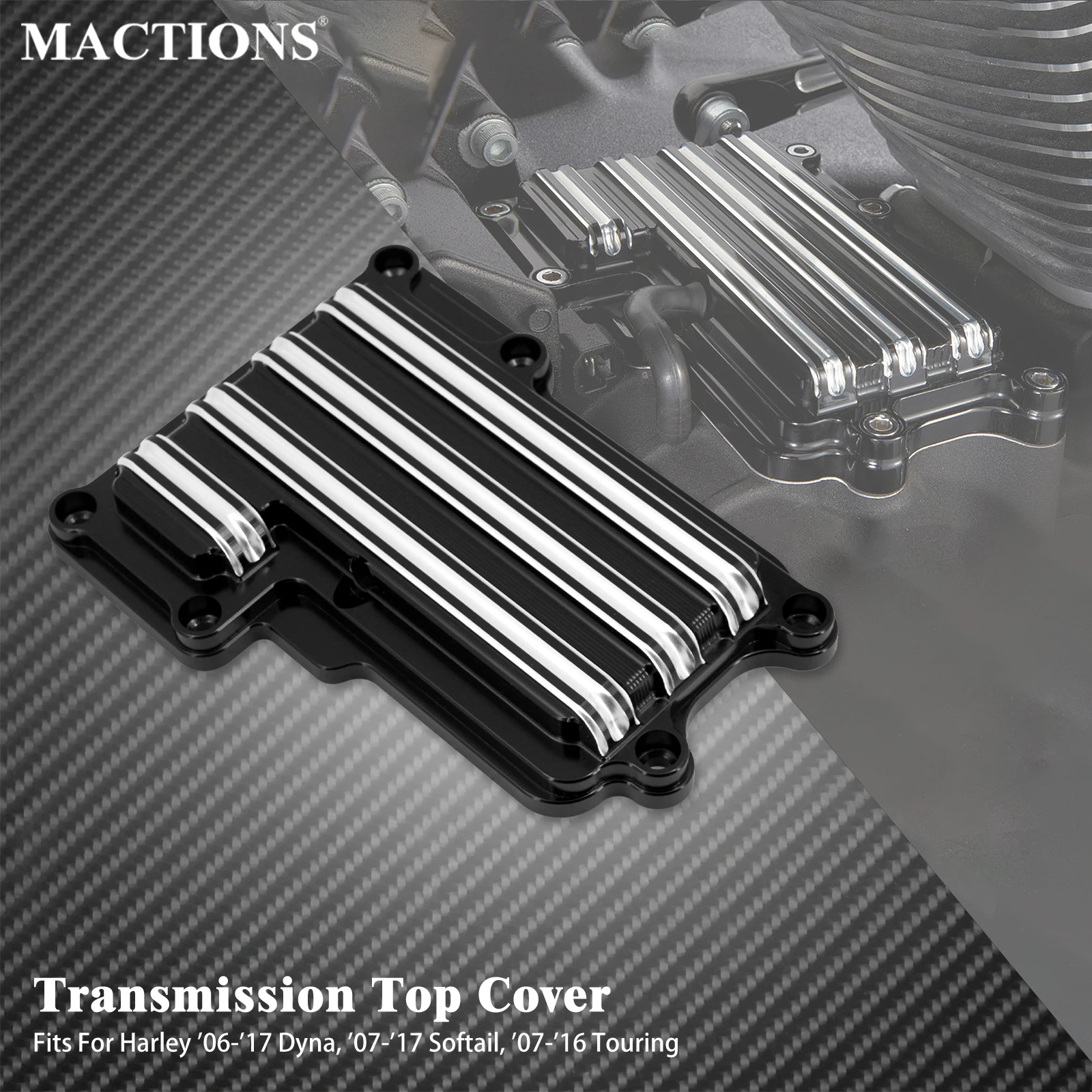 

Motorcycle Transmission Cover Top Cover CNC For Harley Touring Road Glide FLTR FLHT FLTRX Softail Breakout FXSB FLSTN 2007-2016