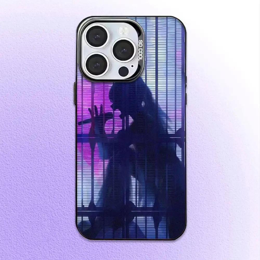 حافظة هاتف Ado Kyogen X Uta لهاتف iPhone17,16,15,14,13,12,11 Plus، Pro Max غطاء مقاوم للصدمات من الحلوى السوداء غير اللامعة