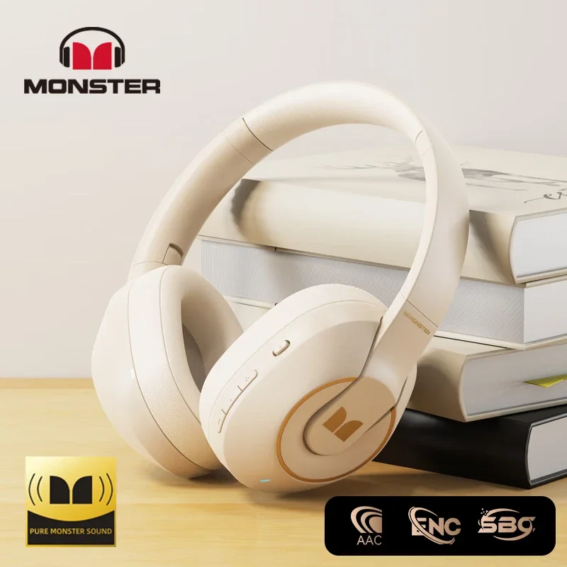 Monster Original XKH01 auriculares inalámbricos para juegos auriculares Bluetooth 5,3 auriculares plegables deporte Fone auriculares Bluetooth nuevo 2023