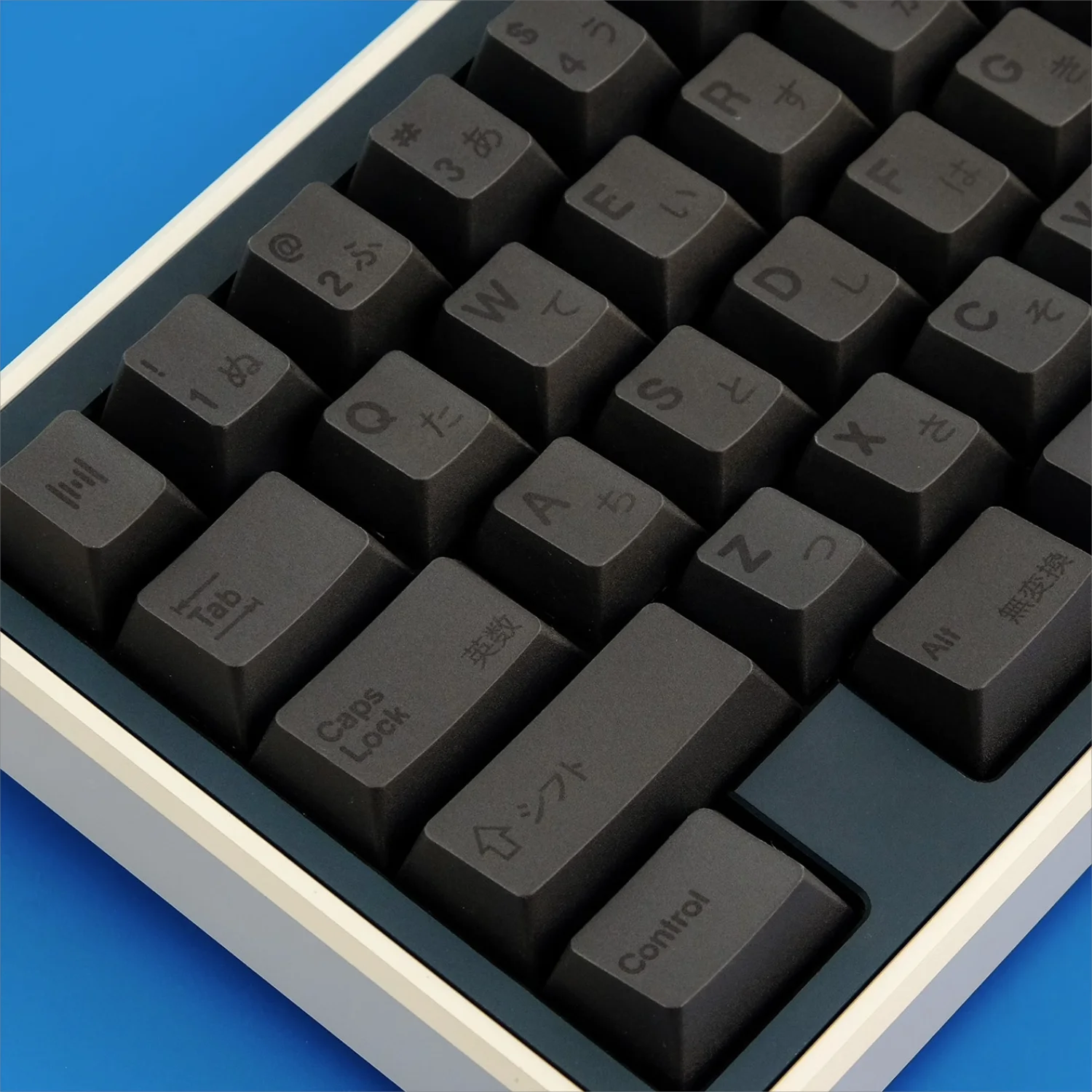 BOB Minimalist Black Japanese Keycaps Cherry Profile Dye Sub PBT Suit for 61 68 75 84 87 98 104 Layout GK61 Mechanical Keyboard