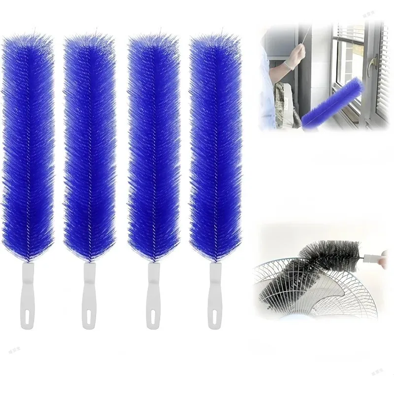 Fan Brush Long Handle Fan Inner Duster Remover Bendable Ultra-Fine Bristles Air-conditioner Furniture Shutter Cleaning Tool