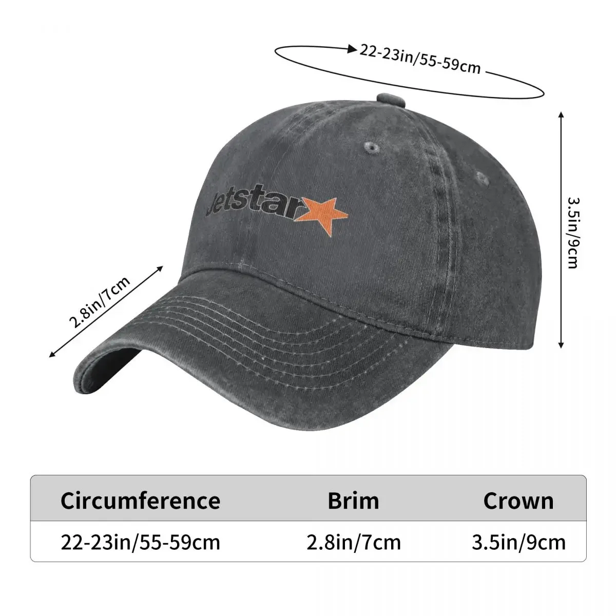 Best Seller Jetstar Airlines Merchandise 1 Baseball Cap Hip Hop Golf Wear Ball Cap derby hat Women's Hats 2026 Men's view 6