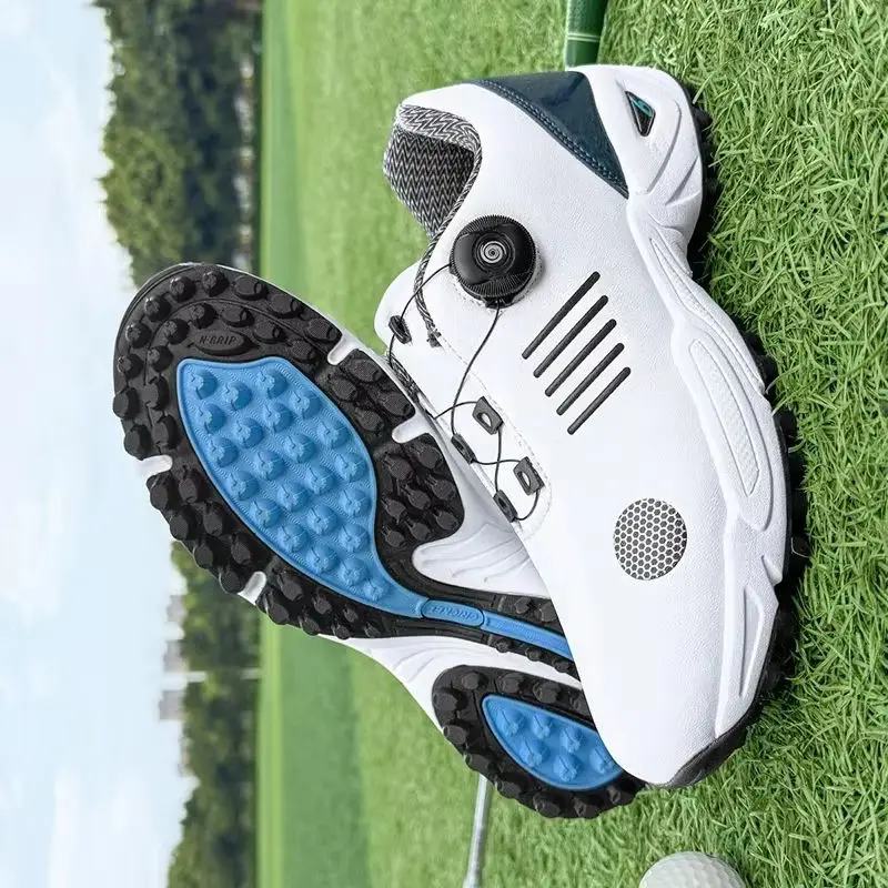 

Men Golf Shoes Lightweight Golfers Breathable Footwears Exercise Sneakers