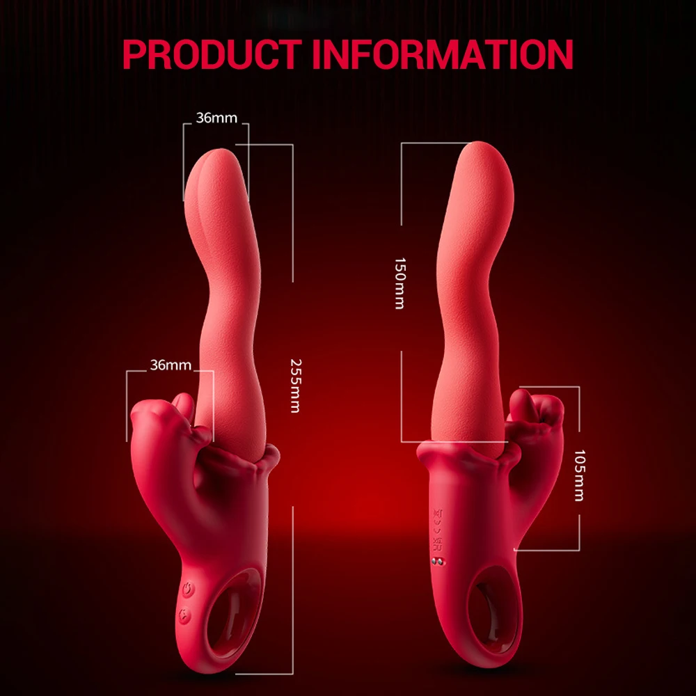 اللسان لعق العض هزاز للنساء 4 في 1 G بقعة البظر محفز المهبل تدليك الإناث تهتز دسار الجنس لعب الكبار 18 + #6