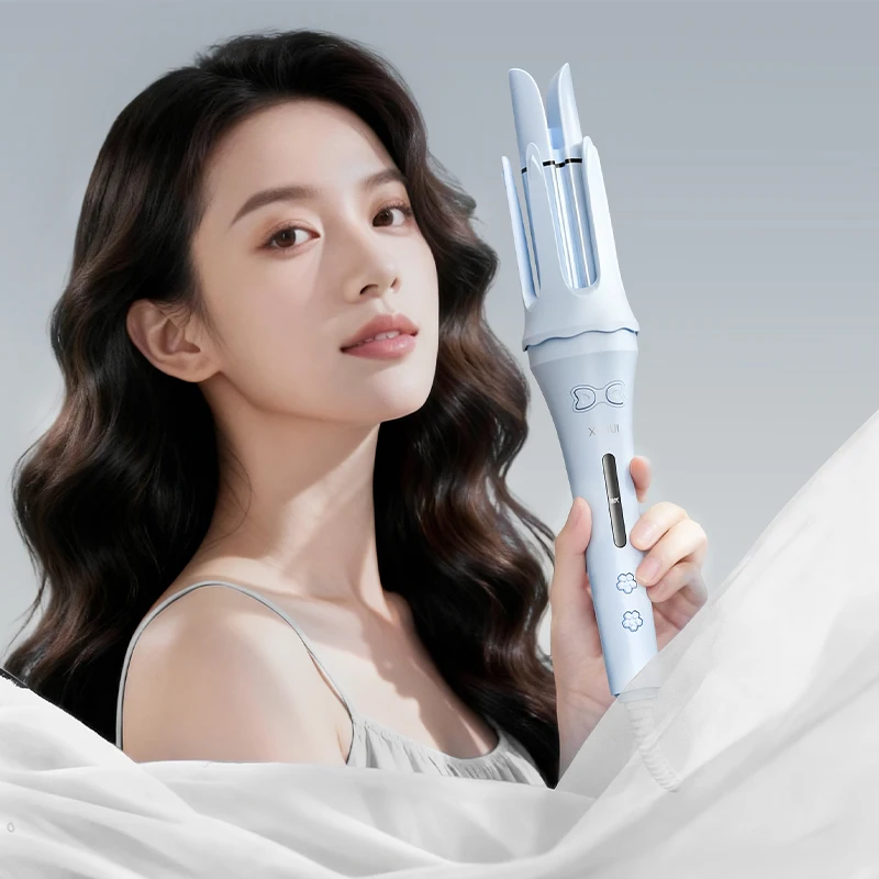 

Automatic Curling Iron 32mm Negative Ions 4 Temperature Settings Fast Heating Anti-scald Hair Curler for Women