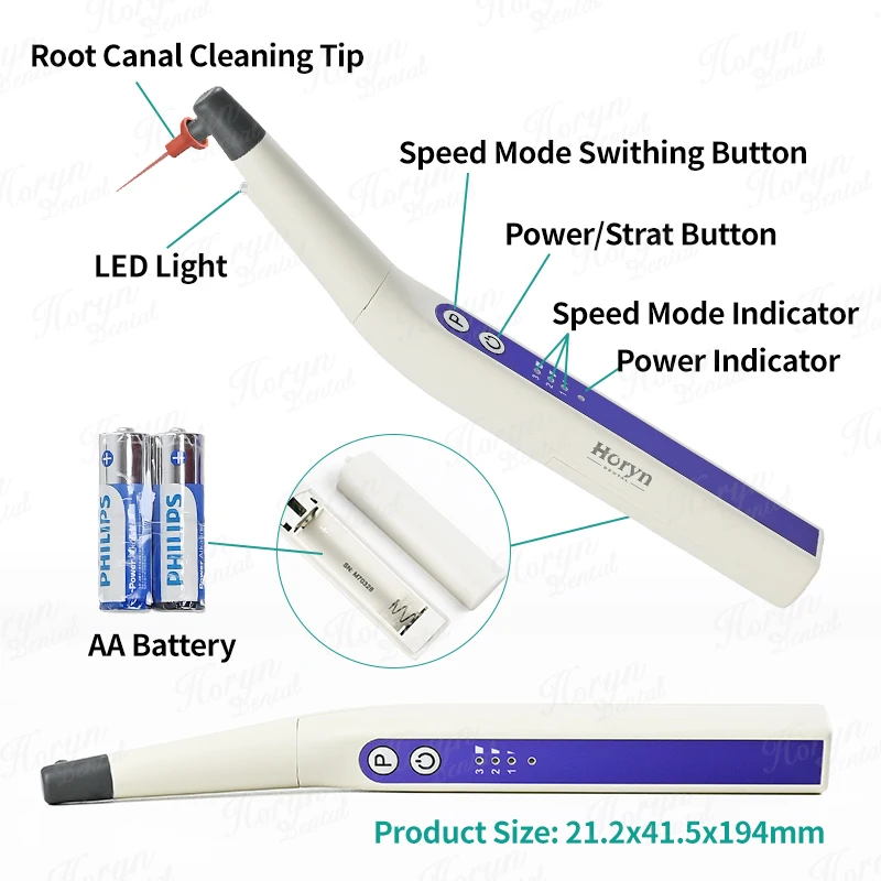 60Pcs Sonic Irrigator Tips Endo Activator With LED Light For Dental Instrument Root Canal Sonic Irrigator Endodontic Tools