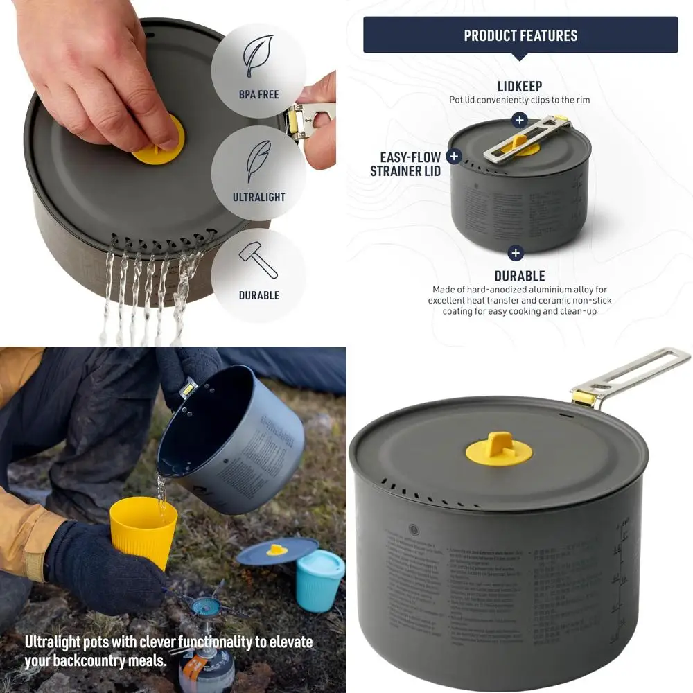 

Ultralight Outdoor Camping Cooking Pot